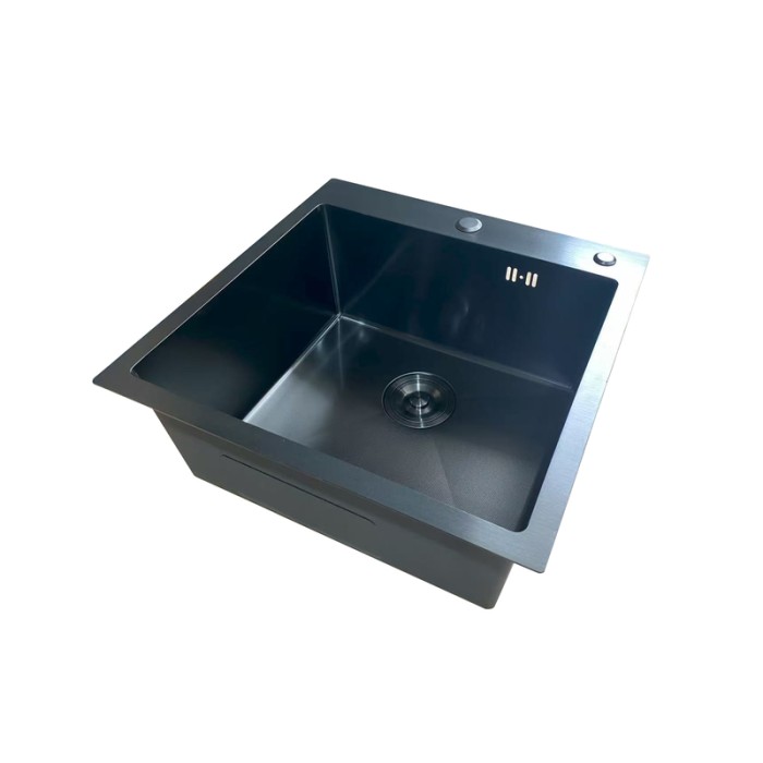 Мийка Mixxus MH5050 Micro Decor Black (3.0/0.8) з нерж. сталі (колір чорний) (MI8215) Мийка Mixxus MH5050 Micro Decor Black (3.0/0.8) з нерж. сталі (колір чорний) (MI8215)