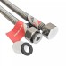 Шланг підведення WEG (КРАТНО 2 шт) М 10*1/2" 0.4 м (W-66) {200}