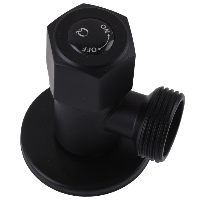 Кран кульовий кутовий Professional 1/2″X3/4″ NV-QP888 BLACK Кран кульовий кутовий Professional 1/2″X3/4″ NV-QP888 BLACK