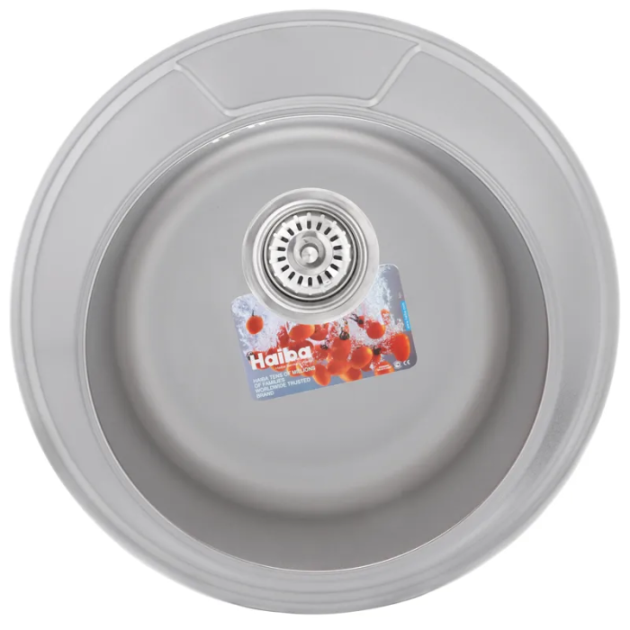 Мийка кухонна HAIBA 490 (satin) (HB0534) Мийка кухонна HAIBA 490 (satin) (HB0534)