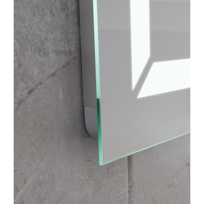 Дзеркало Mixxus LIGHT MR01-90x70 з Led Touch, Anti-fog, димером, регулятором яскравості, годинником (MI5999) Дзеркало Mixxus LIGHT MR01-90x70 з Led Touch, Anti-fog, димером, регулятором яскравості, годинником (MI5999)