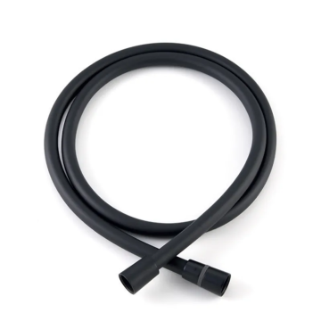 Шланг для душу Koer KB-0804-150-05 (силіконовий 150 см) (Колір чорний) (KR4810)