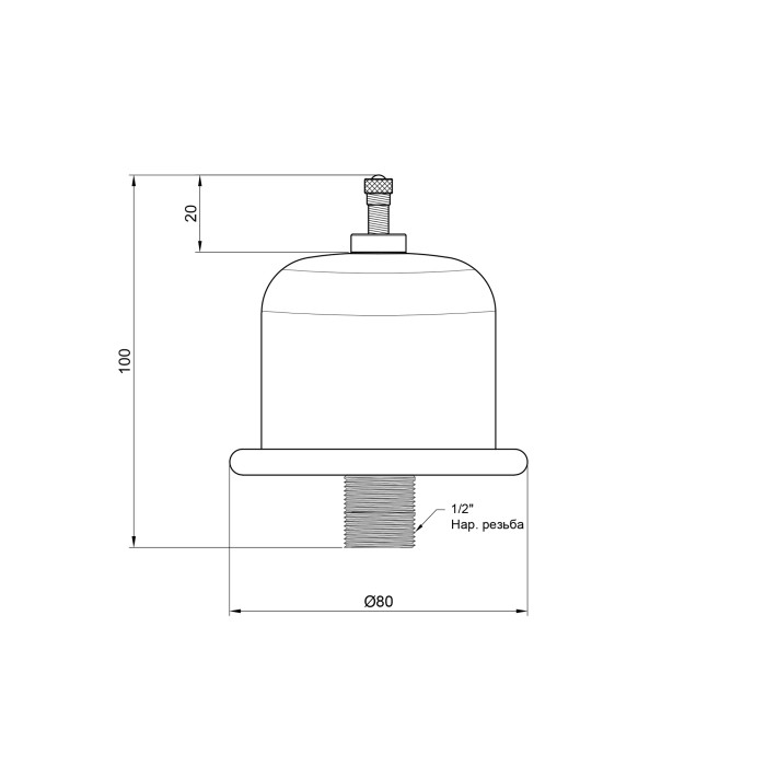 Пристрій проти гідроудару Icma 1/2" №S119 Пристрій проти гідроудару Icma 1/2" №S119