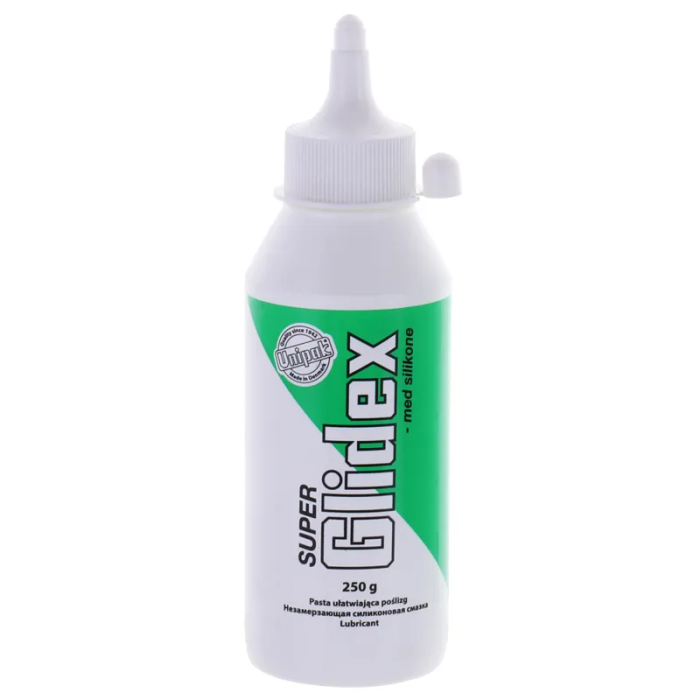 Мастильний склад для збірки каналіз.Unipak Super Glidex 250г. (В пляшці) (UP0576) Мастильний склад для збірки каналіз.Unipak Super Glidex 250г. (В пляшці) (UP0576)