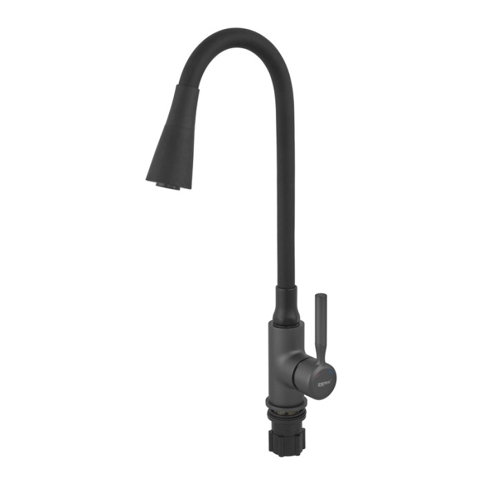 Змішувач для кухні Zerix Atrium-011-T Graphite Refl.Black (Колір графіт+силік.вилив чорний) (ZX6106) Змішувач для кухні Zerix Atrium-011-T Graphite Refl.Black (Колір графіт+силік.вилив чорний) (ZX6106)