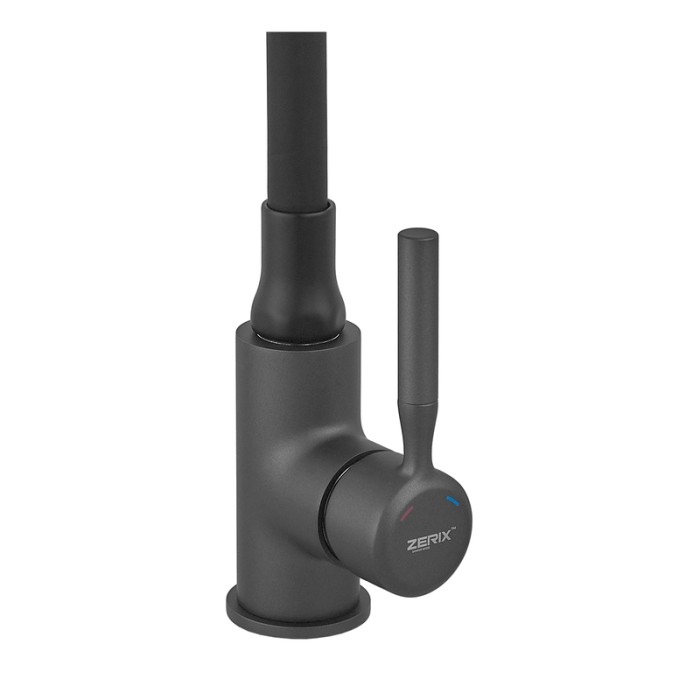 Змішувач для кухні Zerix Atrium-011-T Graphite Refl.Black (Колір графіт+силік.вилив чорний) (ZX6106) Змішувач для кухні Zerix Atrium-011-T Graphite Refl.Black (Колір графіт+силік.вилив чорний) (ZX6106)