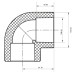 Кут 90 110 PPR Koer K0206.PRO (KP2571)