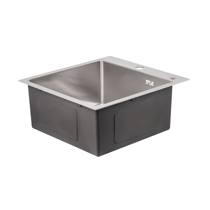 Мийка для кухні інтегрована Lidz Handmade H5050 (LDH5050BRU35375) Brushed Steel 3,0/1,0 мм Мийка для кухні інтегрована Lidz Handmade H5050 (LDH5050BRU35375) Brushed Steel 3,0/1,0 мм