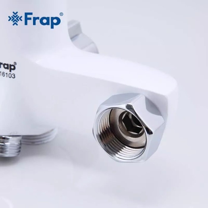Змішувач для ванни Frap F2234, білий/хром Змішувач для ванни Frap F2234, білий/хром
