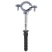 Хомут в зборi CR    1/2″ (20-23мм) з гвинтом-шурупом 8*80 та дюбелем в уп., сірий