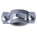 Хомут в зборi CR    1/2″ (20-23мм) з гвинтом-шурупом 8*80 та дюбелем в уп., сірий