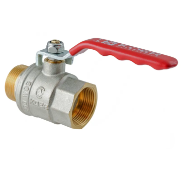 Кран кульовий ГШВ Koer Extreme KE.215-40 - 1 1/2" FM ручка "важіль" червона (KR5754)