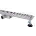 IT02-FT09/800 ITAL Душовий трап 800 мм, комбінований гідрозатвор Brushed nickel (блістер) {5/1}