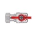 Кран кульовий з накидною гайкою Thermo Alliance Forte 3/4" ВЗ для води кутовий SF224W20