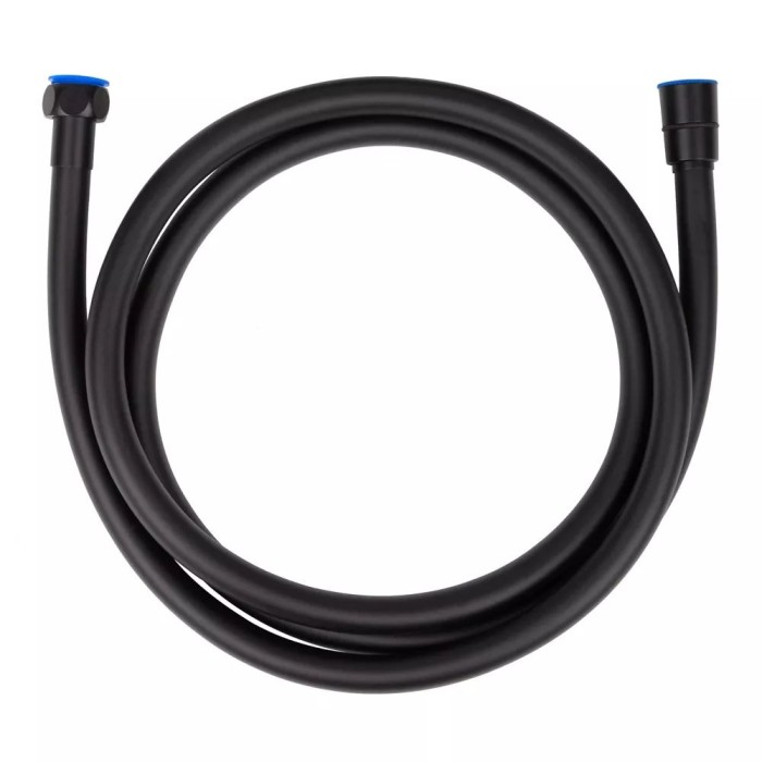 Душовий шланг WEZER WKR-015-180B, 180 см, чорний Душовий шланг WEZER WKR-015-180B, 180 см, чорний