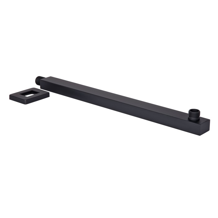 Кронштейн для верхнього душу Qtap Trubice 400 мм прямокутний QTTRU120BLM45929 Black Matt Кронштейн для верхнього душу Qtap Trubice 400 мм прямокутний QTTRU120BLM45929 Black Matt