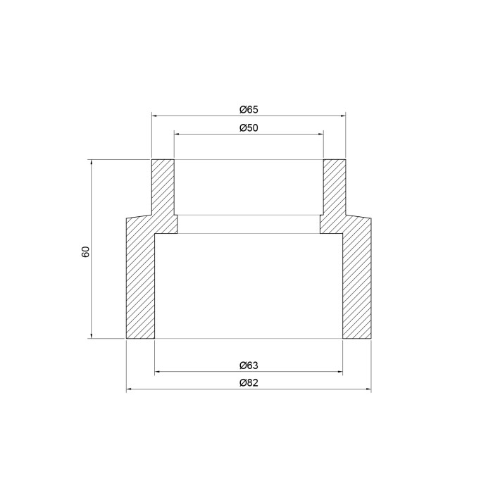 Муфта PPR Thermo Alliance 63х50 Муфта PPR Thermo Alliance 63х50
