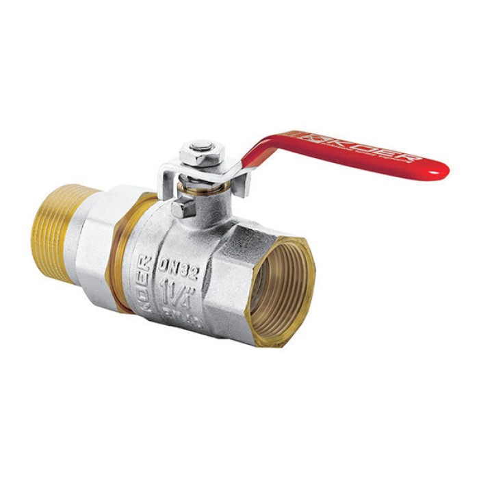 Кран з американкою 1-1/4" ручка ВАЖІЛЬ (Koer KR.229) (KR0150) Кран з американкою 1-1/4" ручка ВАЖІЛЬ (Koer KR.229) (KR0150)