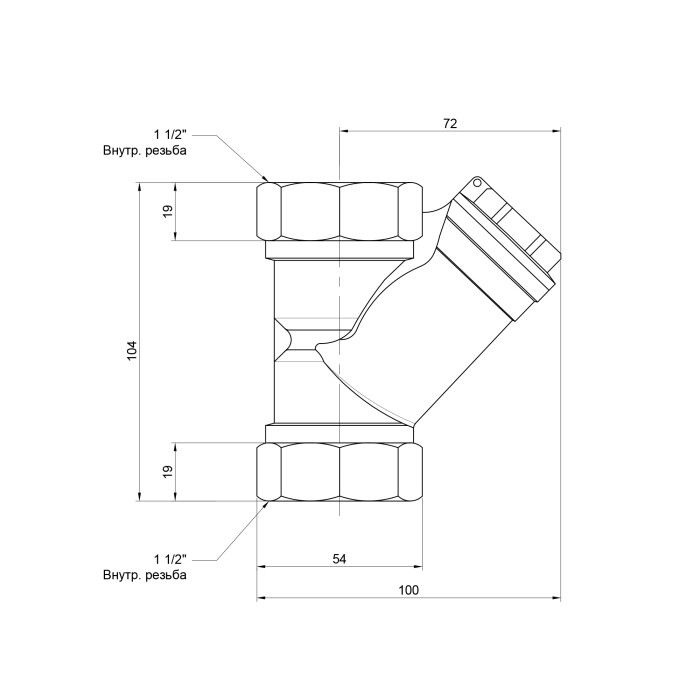Фільтр Thermo Alliance Forte 1 1/2" для води SF124W40 Фільтр Thermo Alliance Forte 1 1/2" для води SF124W40