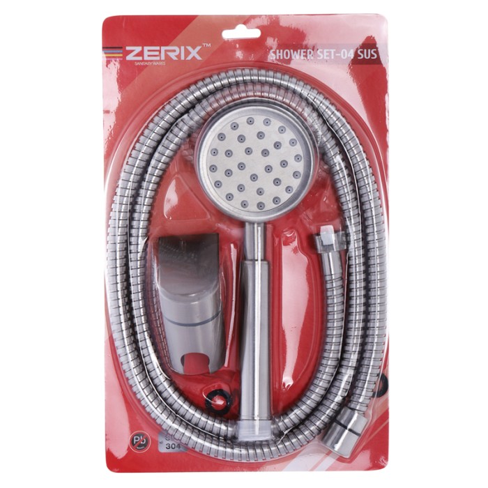 Душовий набір (шланг, лійка, кронштейн) Zerix Shower SET-04 (ZX3099) Душовий набір (шланг, лійка, кронштейн) Zerix Shower SET-04 (ZX3099)