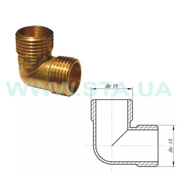 Кутник    1/2"ЗЗ STA {500/20}