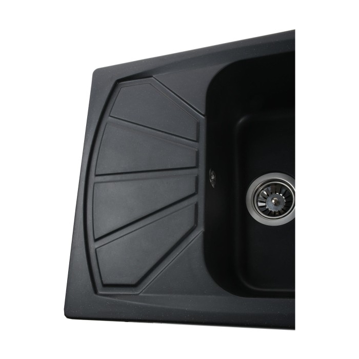 Гранітна мийка Globus Lux TANA чорний 610х500мм-А0002 Гранітна мийка Globus Lux TANA чорний 610х500мм-А0002
