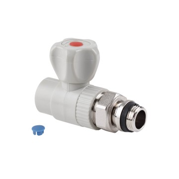Кран кульовий радіаторний PPR Thermo Alliance 20х1/2" прямий