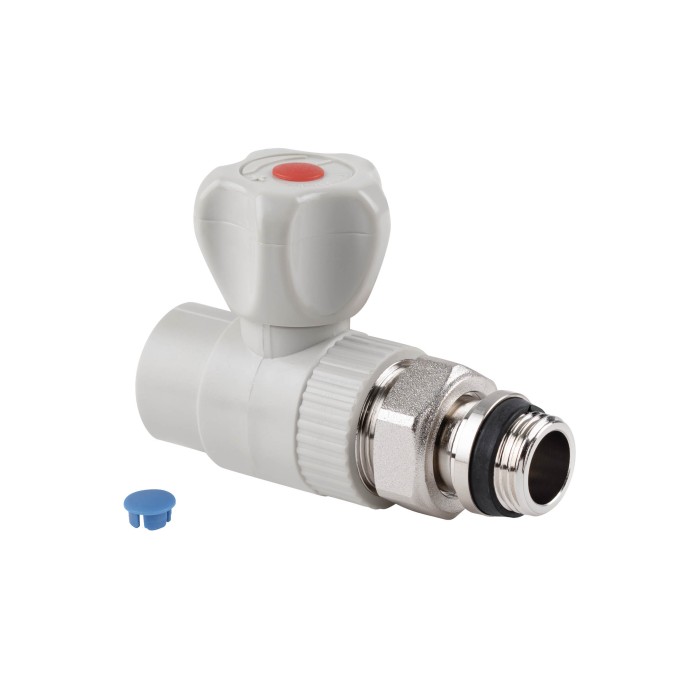 Кран кульовий радіаторний PPR Thermo Alliance 20х1/2" прямий Кран кульовий радіаторний PPR Thermo Alliance 20х1/2" прямий