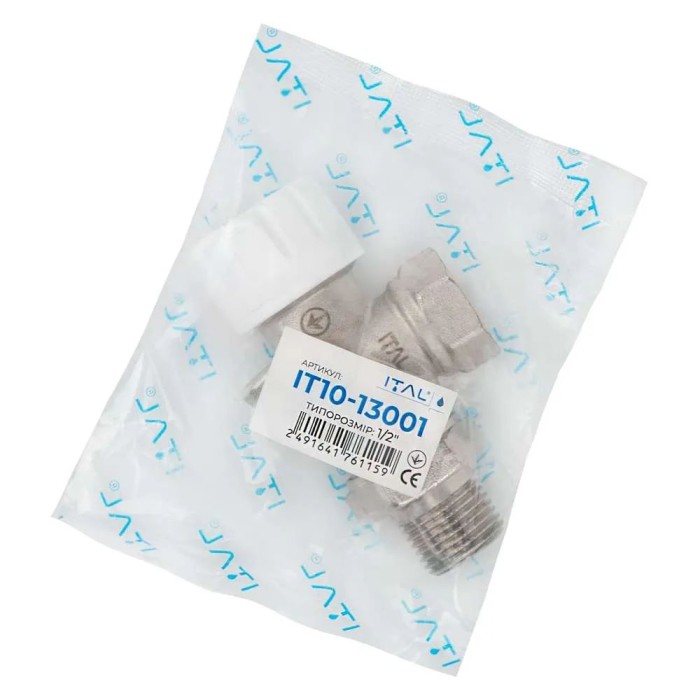 Клапан радіат. термостатичний осьовий 1/2" РВ ITAL нік. (IT10-13001) {60} Клапан радіат. термостатичний осьовий 1/2" РВ ITAL нік. (IT10-13001) {60}
