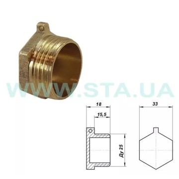 Заглушка 1" З STA {500/20}