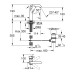Змішувач для раковини M-розміру Grohe Essence New (24173001)