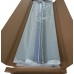 Душова кабіна з високим піддоном Mixxus PLAIN SCT01-90x90x195-FB SATIN матове скло 4мм (MI6894)