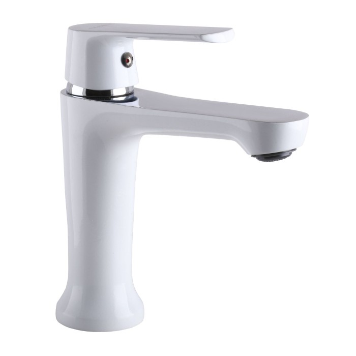 Змішувач для умивальника Globus Lux Laguna GLA-0401-7-WHITE Змішувач для умивальника Globus Lux Laguna GLA-0401-7-WHITE