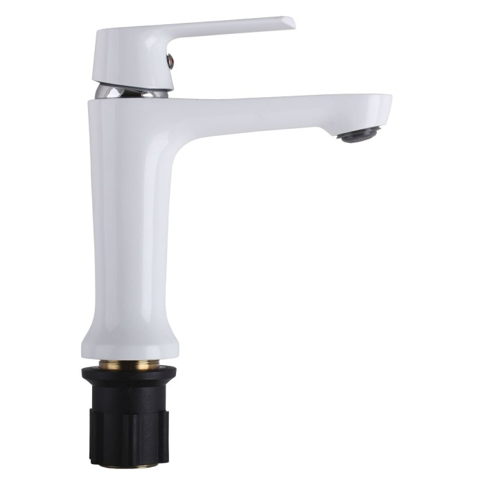 Змішувач для умивальника Globus Lux Laguna GLA-0401-7-WHITE Змішувач для умивальника Globus Lux Laguna GLA-0401-7-WHITE