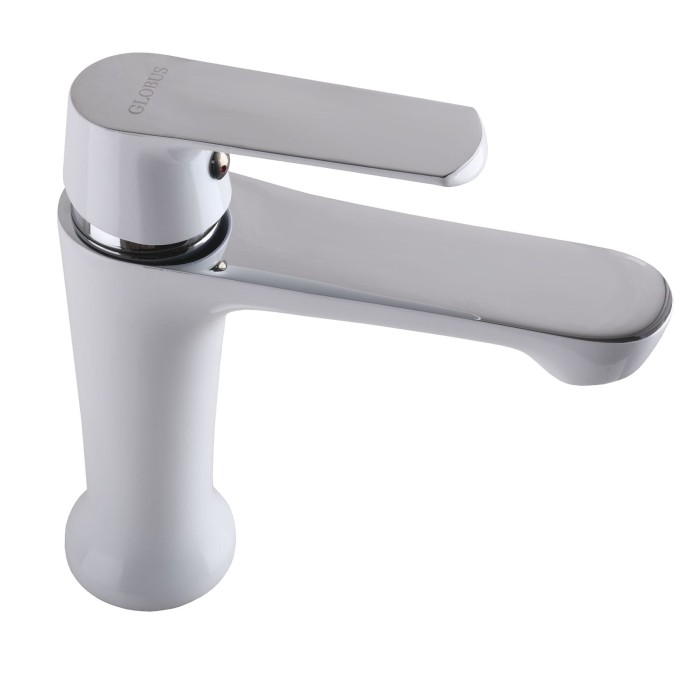 Змішувач для умивальника Globus Lux Laguna GLA-0401-7-WHITE Змішувач для умивальника Globus Lux Laguna GLA-0401-7-WHITE