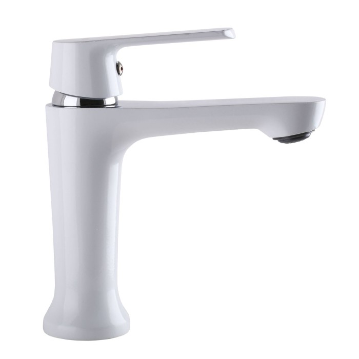 Змішувач для умивальника Globus Lux Laguna GLA-0401-7-WHITE Змішувач для умивальника Globus Lux Laguna GLA-0401-7-WHITE