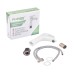 Змішувач для умивальника Plamix Cezar-001 SET White  (з підведенням) (PM0661)
