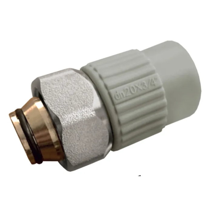 Муфта з євроконусом і накидною гайкою 20x3 /4 PPR Koer K0240.PRO (KP2606) Муфта з євроконусом і накидною гайкою 20x3 /4 PPR Koer K0240.PRO (KP2606)