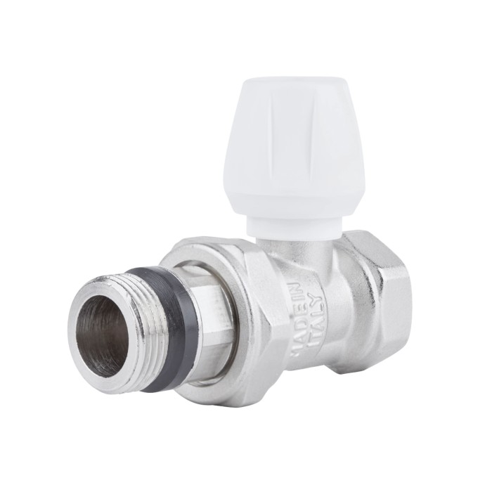 Кран радіаторний Icma 3/4" з антипротіканням прямий №813+940