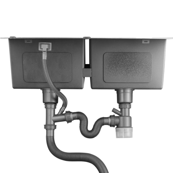 Кухонна мийка GAPPO GS8350-6 накладна 830x500 мм, нержавіюча сталь, поверхня PVD Кухонна мийка GAPPO GS8350-6 накладна 830x500 мм, нержавіюча сталь, поверхня PVD