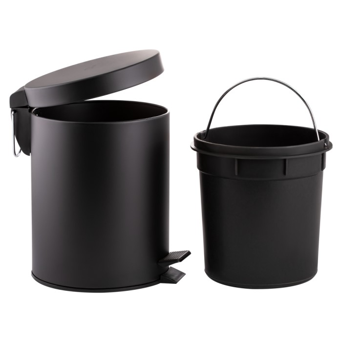 Відро для сміття Qtap Liberty 5 л QTLIBBLM1149 Black Відро для сміття Qtap Liberty 5 л QTLIBBLM1149 Black