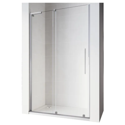 Двері у нішу Walk-In розсувні Koer SR SD07-120x200-R-TR-01 прозоре скло Easy Clean 8мм Хром (KR5773)