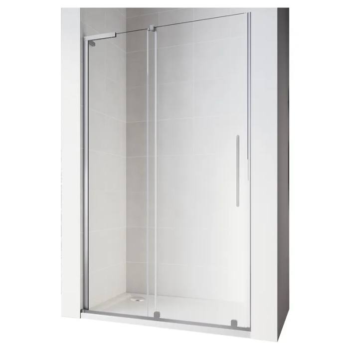 Двері у нішу Walk-In розсувні Koer SR SD07-120x200-R-TR-01 прозоре скло Easy Clean 8мм Хром (KR5773) Двері у нішу Walk-In розсувні Koer SR SD07-120x200-R-TR-01 прозоре скло Easy Clean 8мм Хром (KR5773)