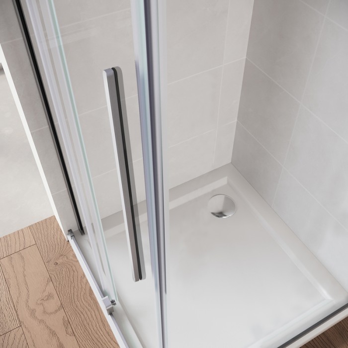 Двері у нішу Walk-In розсувні Koer SR SD07-120x200-R-TR-01 прозоре скло Easy Clean 8мм Хром (KR5773) Двері у нішу Walk-In розсувні Koer SR SD07-120x200-R-TR-01 прозоре скло Easy Clean 8мм Хром (KR5773)