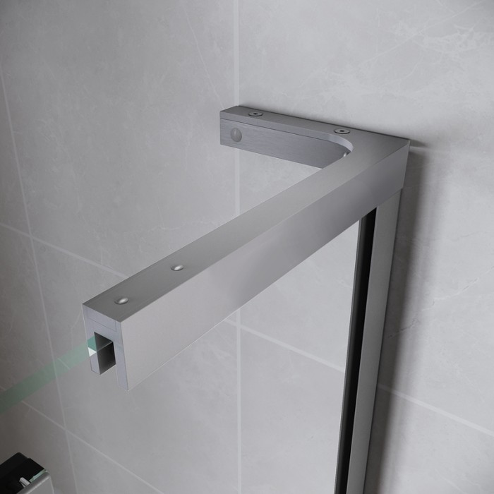 Двері у нішу Walk-In розсувні Koer SR SD07-120x200-R-TR-01 прозоре скло Easy Clean 8мм Хром (KR5773) Двері у нішу Walk-In розсувні Koer SR SD07-120x200-R-TR-01 прозоре скло Easy Clean 8мм Хром (KR5773)