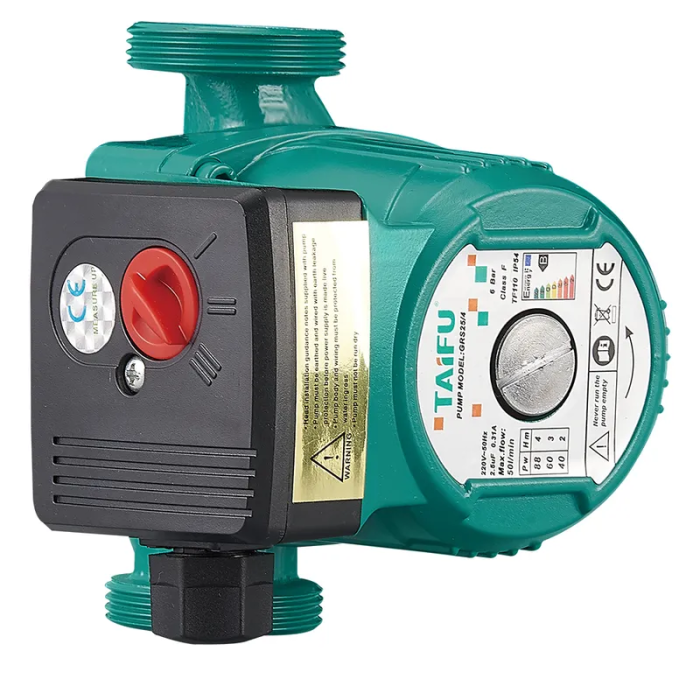 Насос циркуляційний Taifu GRS-25/40/130 Н=4М, Q=3кбМ, P=88Вт (з кабелем та гайками) (TF0046) Насос циркуляційний Taifu GRS-25/40/130 Н=4М, Q=3кбМ, P=88Вт (з кабелем та гайками) (TF0046)