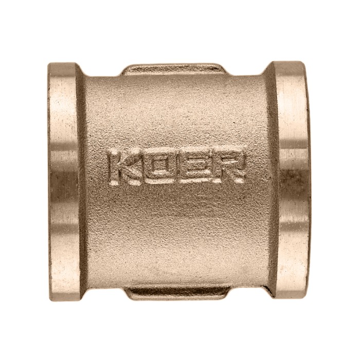 Муфта Koer KF.C08.WN - 3/4" без нікелю (MX1492) Муфта Koer KF.C08.WN - 3/4" без нікелю (MX1492)