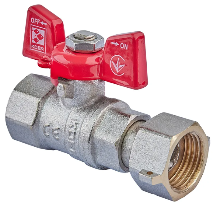 Кран із накидною гайкою Koer KR.222 - 3/4" ГГБ (KR4770) Кран із накидною гайкою Koer KR.222 - 3/4" ГГБ (KR4770)