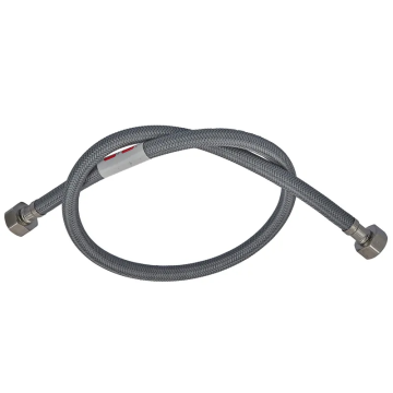 Гнучке підведення Zerix ZHN-02-FF1/2"-120 (нейлонове обплетення, гайки нерж) (ZX5143)