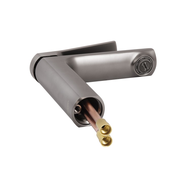 Змішувач для раковини Qtap Slavonice QTSLA270GMB45924 Gunmetal Black PVD Змішувач для раковини Qtap Slavonice QTSLA270GMB45924 Gunmetal Black PVD